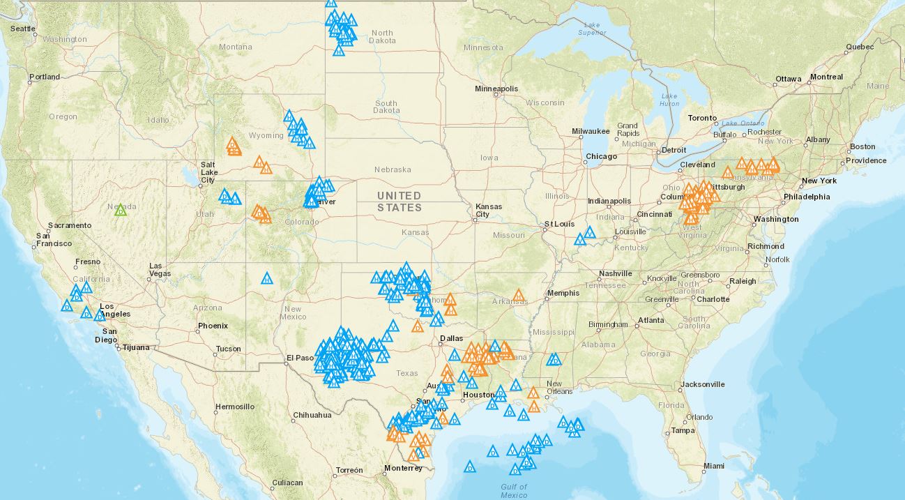 Drilling Rig Activity Maps